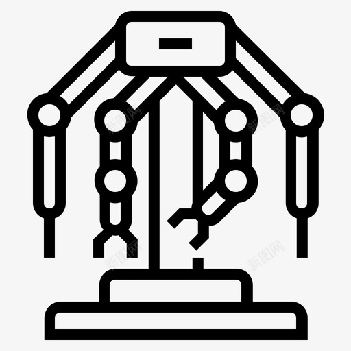机器人技术技术颠覆1概述图标svg_新图网 https://ixintu.com 技术 机器人 概述 颠覆