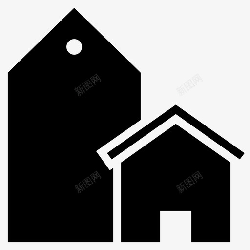 房地产买房卖房图标svg_新图网 https://ixintu.com 买房 卖房 房地产