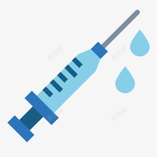 注射器替代药物29扁平图标svg_新图网 https://ixintu.com 扁平 替代 注射器 药物