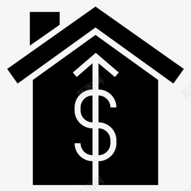 房地产家居生意房价图标图标