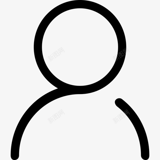 个人中心-未选中svg_新图网 https://ixintu.com 个人中心-未选中