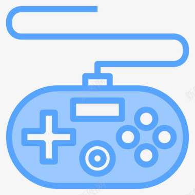 游戏板电子设备18蓝色图标图标