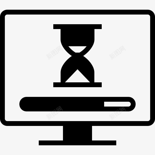 进程缓冲沙漏图标svg_新图网 https://ixintu.com 优化 加载 填充 搜索引擎 沙漏 缓冲 进度 进程