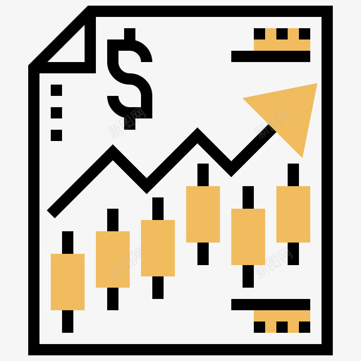 金融众筹43黄影图标svg_新图网 https://ixintu.com 众筹 金融 黄影