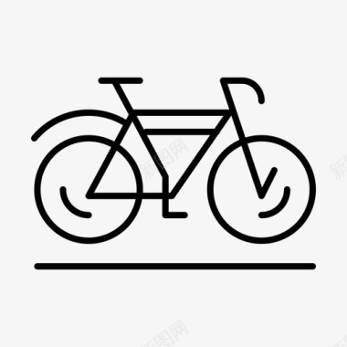 自行车运动步行图标图标