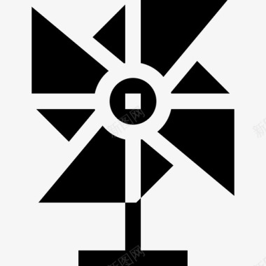 Pinwheel7月4日填充图标图标