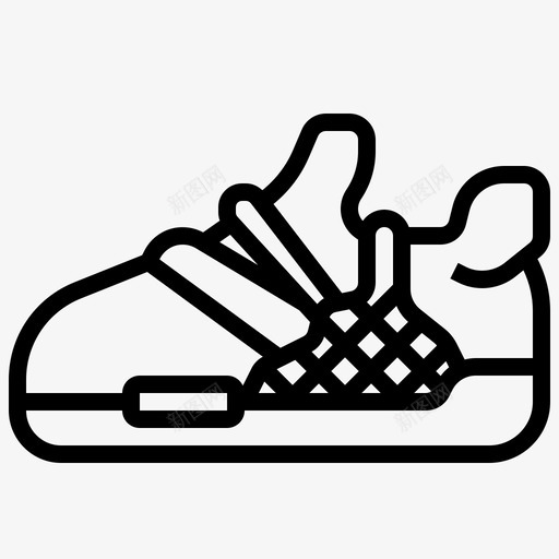球鞋高尔夫元素直线型图标svg_新图网 https://ixintu.com 元素 球鞋 直线 线型 高尔夫