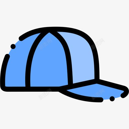 帽子时尚22线性颜色图标svg_新图网 https://ixintu.com 帽子 时尚 线性 颜色