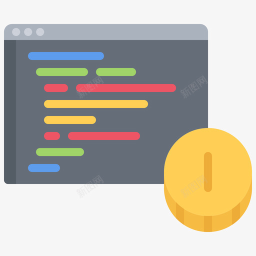 硬币显影剂6扁平图标svg_新图网 https://ixintu.com 扁平 显影剂 硬币