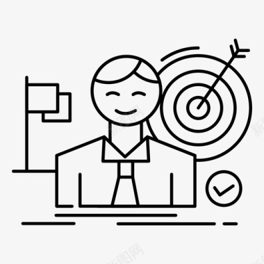 业务目标命中图标图标