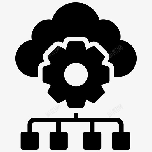 云维护云网络云服务图标svg_新图网 https://ixintu.com 云网 云计算 图标 存储 服务 维护 网络 设置