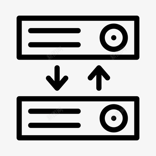 传输数据库文件共享图标svg_新图网 https://ixintu.com 传输 共享 图标 存储 托管 数据库 文件 服务器 管线 网络