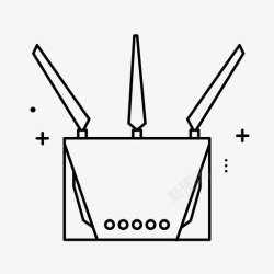 互联网网关路由器网关互联网图标高清图片