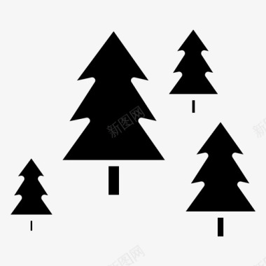 森林狩猎7实心图标图标