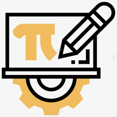 数学stem17黄影图标图标
