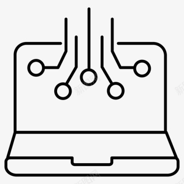 计算机cpu电子图标图标