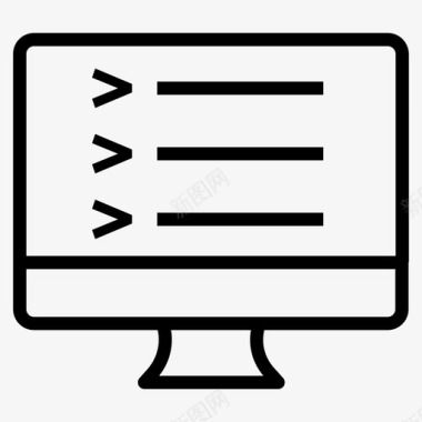 脚本编码计算机图标图标