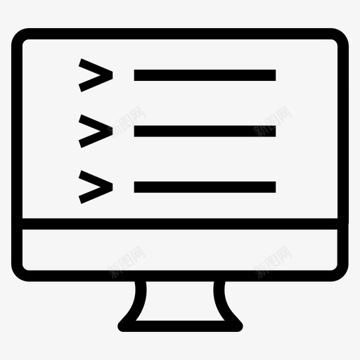 脚本编码计算机图标svg_新图网 https://ixintu.com agile3 程序 编码 编程 脚本 计算机