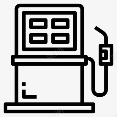 燃料电子装置16线性图标图标