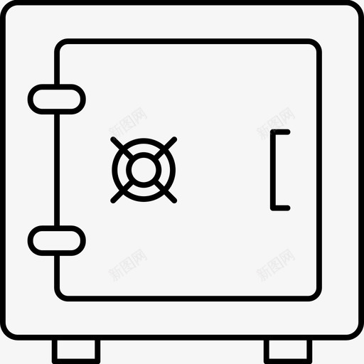 保险箱储物柜保护装置图标svg_新图网 https://ixintu.com 保护装置 保险 保险箱 储物柜 商业 图标 线路 金融