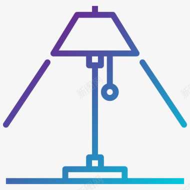 灯具家装48渐变图标图标