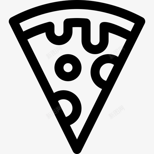 披萨片夜派对36直系图标svg_新图网 https://ixintu.com 披萨片 派对 直系