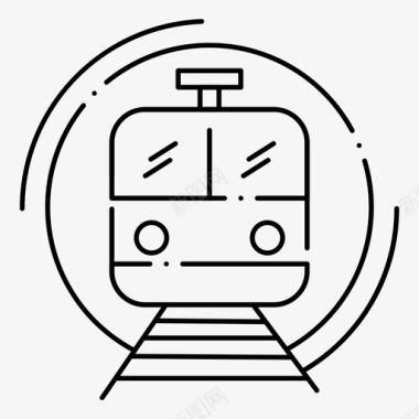 地铁智能列车地铁网络接口图标图标