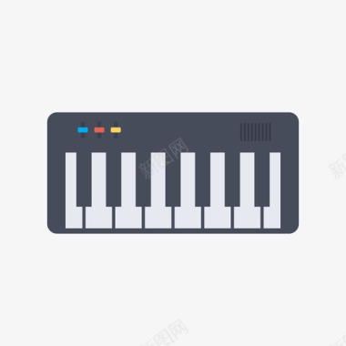 键盘家用设备和电器5扁平图标图标