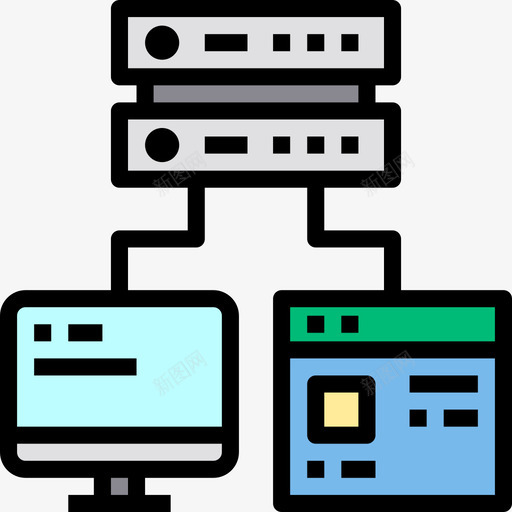 计算机存储大数据42线性彩色图标svg_新图网 https://ixintu.com 大数 存储 彩色 数据 线性 计算机