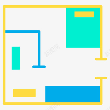 蓝图内饰5平面图标图标