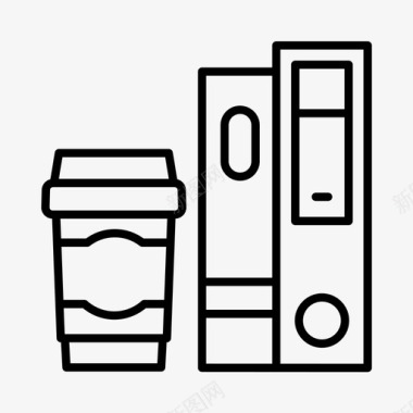 办公室商务咖啡图标图标