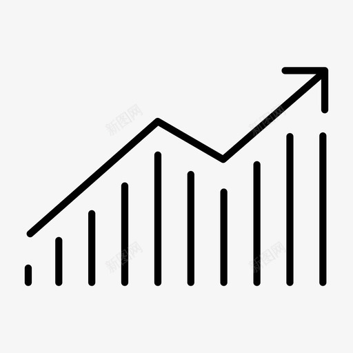 市场增长增加贸易图标svg_新图网 https://ixintu.com 增加 增长 市场 杂项 贸易
