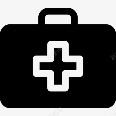 急救箱医疗服务1装满图标图标