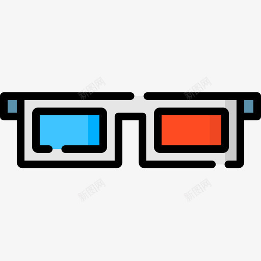 3d眼镜电视31线性彩色图标svg_新图网 https://ixintu.com 3d 彩色 电视 眼镜 线性
