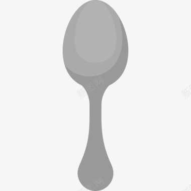 勺子餐具3扁平图标图标