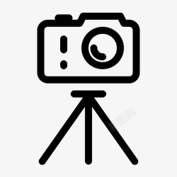 数码照片的相机相机三脚架数码照片图标高清图片