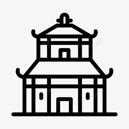 日本房子建筑师家图标svg_新图网 https://ixintu.com 建筑师 房子 日本