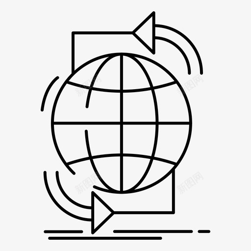 连通性全球互联网图标svg_新图网 https://ixintu.com collection feb v4 互联网 全球 界面 网络 连通性