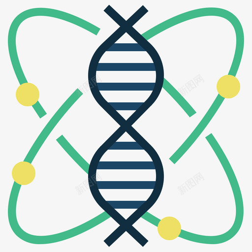 基因组学技术颠覆3平坦图标svg_新图网 https://ixintu.com 基因组 平坦 技术 颠覆