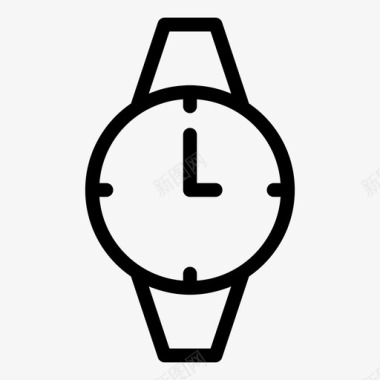 腕表时钟时尚图标图标
