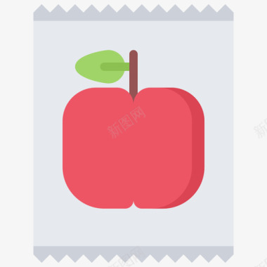 苹果零食平板图标图标