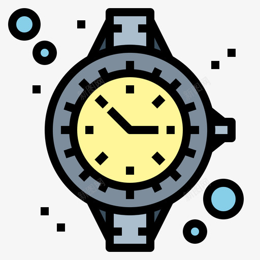 手表手表14线性颜色图标svg_新图网 https://ixintu.com 手表 线性 颜色