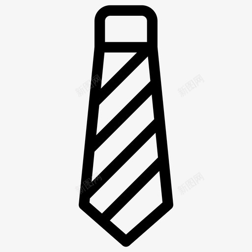 领带衣服西装图标svg_新图网 https://ixintu.com 工作 生意 衣服 西装 领带
