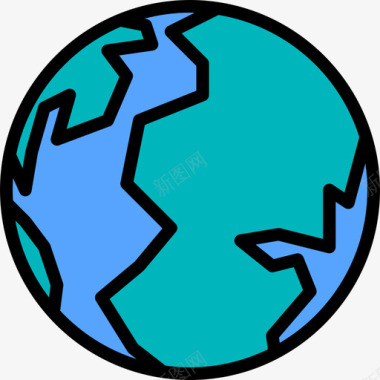 地球能量6线颜色图标图标