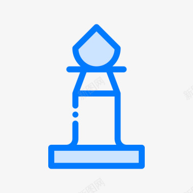毕晓普国际象棋9蓝色图标图标