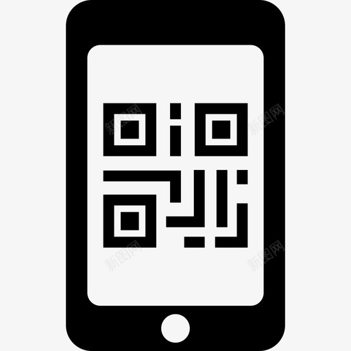 QR代码ECOMMMERCE图标svg_新图网 https://ixintu.com ECOMMMERCE QR 代码