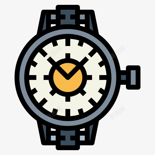 手表手表14线性颜色图标svg_新图网 https://ixintu.com 手表 线性 颜色