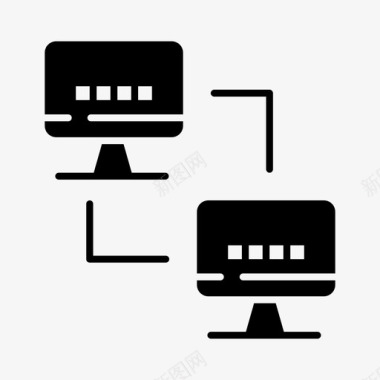 网络计算机共享图标图标