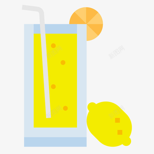 柠檬水饮料33淡味图标svg_新图网 https://ixintu.com 柠檬水 淡味 饮料