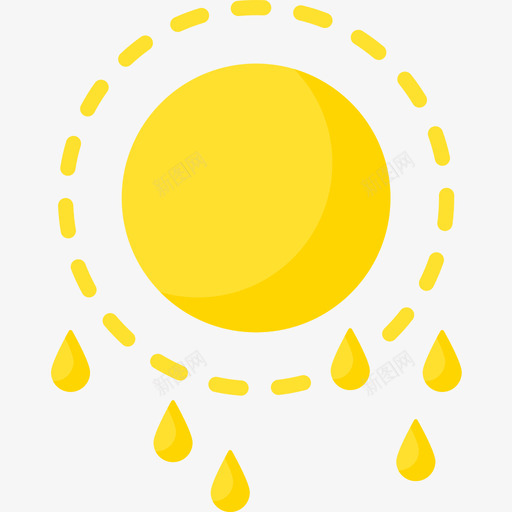 太阳气候变化18平坦图标svg_新图网 https://ixintu.com 太阳 平坦 气候变化